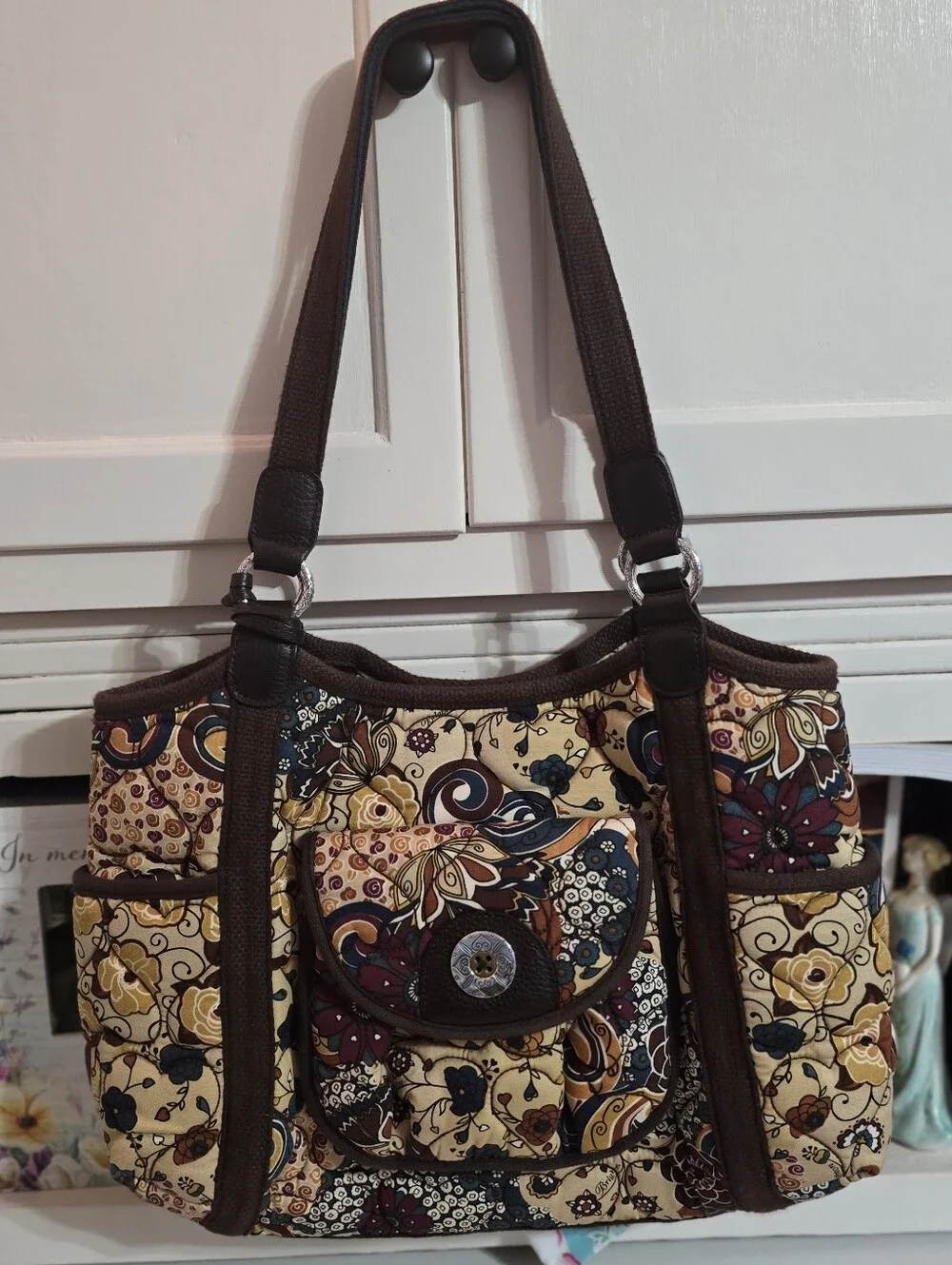 Brighton Printed Fabric Hobo